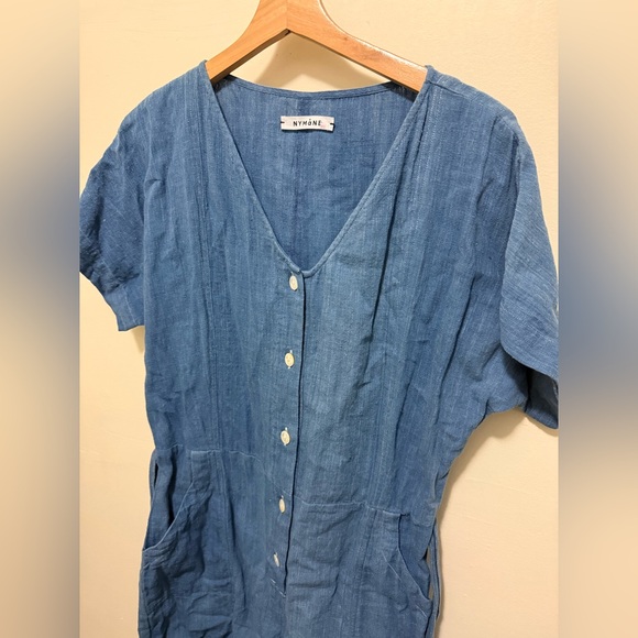 NYMANE WYLDER ROMPER INDIGO COTTON XS - Picture 3 of 8